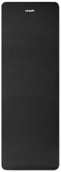 virtufit NBR Fitnessmatte 180x60x1,5cm schwarz mit Tragekordel (VF01002)