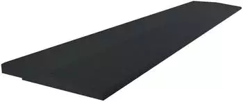 Flow Profilierte Gummimatte 100x20x2cm, schwarz (FFP24806)