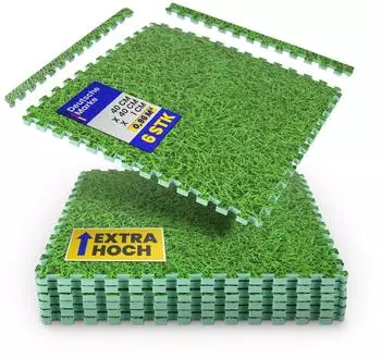 Bestlivings Puzzlematte Grasoptik EVA 40x40x1cm (28822_Fitness_Yoga_Matte_Pilates)