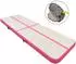 vidaXL Aufblasbare Gymnastikmatte mit Pumpe 400x100x15cm, PVC, rosa (92661)