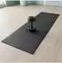 Relaxdays Bodenschutzmatte Fitnessgeräte, rutschfest, PVC, 180x60cm