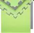 Eyepower Fitnessmatte 90x90x2cm EVA, grün, 3er-Set