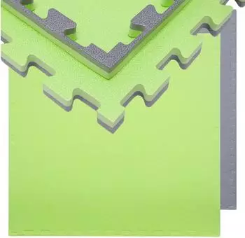 Eyepower Fitnessmatte 90x90x2cm EVA 4er-Set, grün