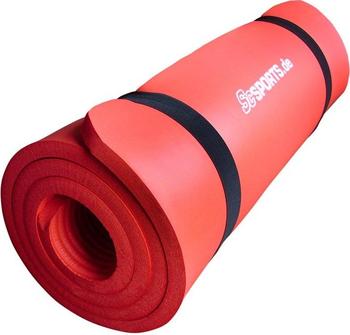 ScSPORTS Gymnastikmatte 190 x 60 x 1,5 rot