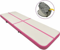 Vidaxl Inflatable Gymnastics Mat With Pump 500x100x20 Cm Pvc Pink
