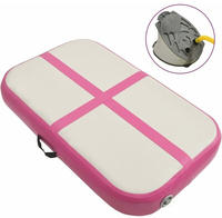 vidaXL Aufblasbare Gymnastikmatte mit Pumpe 60x100x20 cm PVC Rosa