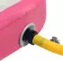 vidaXL Inflatable Gym Mat with Pump 400 x 100 x 20 cm pink