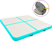 vidaXL Gymnastikmatte Aufblasbar mit Pumpe Turnmatte Tumbling Matte Training