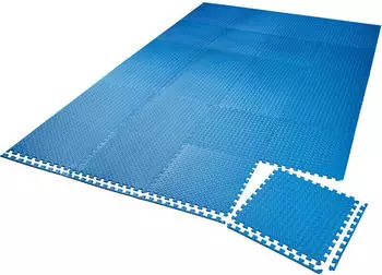 TecTake Bodenschutzmatte blau TecTake Bodenschutzmatte blau