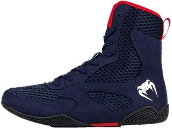 Venum Contender Boxstiefel Boxschuhe navy rot