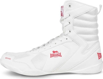 Lonsdale Heskin Boxschuhe weiß rot