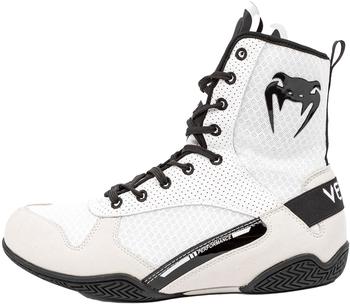 Venum Elite Boxschuhe weiß schwarz