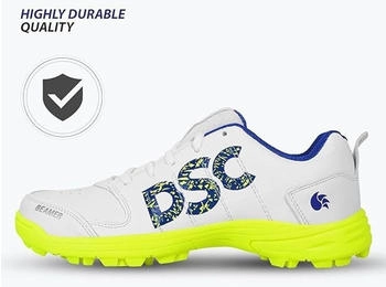 DSC Zettler Beamer Cricket Shoes fluro gelb weiß
