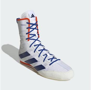 Adidas Box Hog 4 Boxschuh cloud weiß dunkelblau royalblau