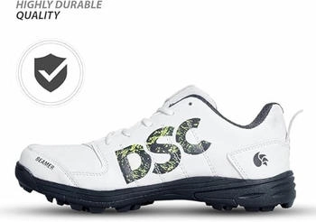 DSC Zettler Beamer Cricket Shoes grau weiß
