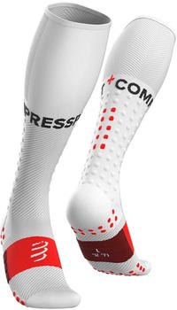 Compressport Full Run Socken (SU00004B) weiß