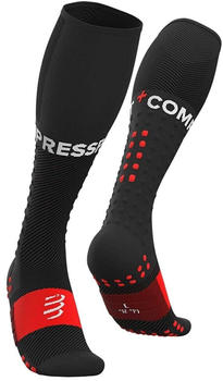 Compressport Full Run Socken (SU00004B) schwarz/rot
