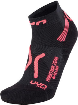 UYN Marathon Zero Socks Women black/coral fluo