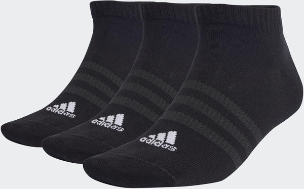 Adidas Thin and Light Sportswear Low-Cut Socks 3 Pairs (IC1336) black