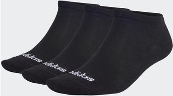 Adidas Thin Linear Low-Cut Socks 3 Pairs (IC1299) black