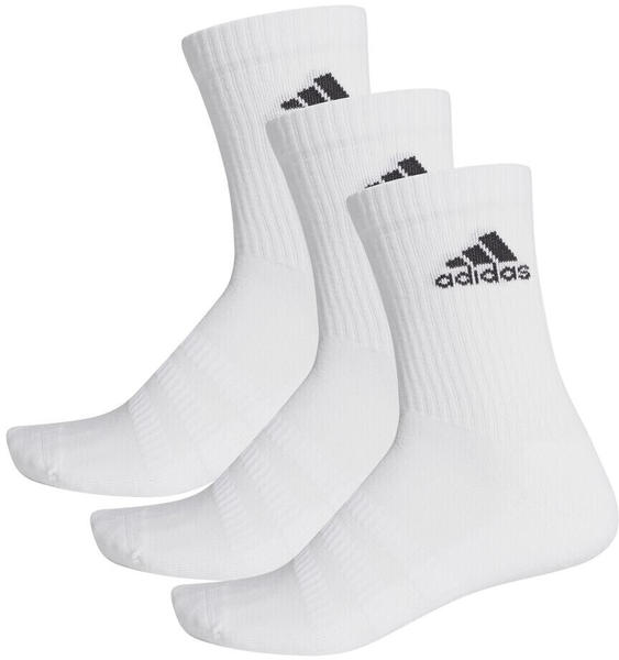 Adidas Cushioned Crew Socks 3 Pairs (DZ9356) white/white/white