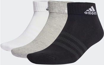 Adidas Cushioned Sportswear Ankel Socks 6 Pairs (IC1292) medium grey heather/white/black