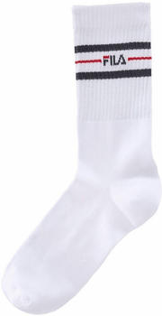 Fila Sportsocken mit Ringelmuster 3 Paar weiß