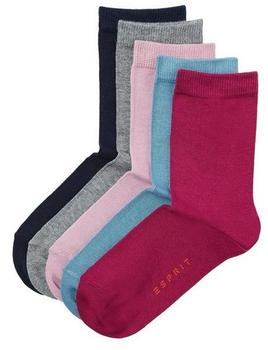 Esprit Socks Solid Mix 5er Pack (17041)