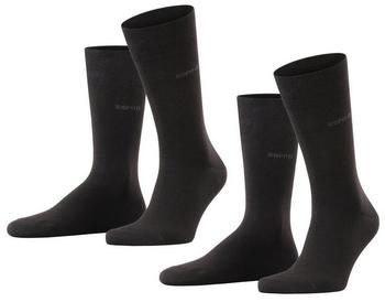 Esprit Socks Basic Easy 2-Pack black (17874)