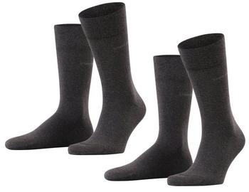 Esprit Socks Basic Easy 2-Pack anthra.mel (17874)