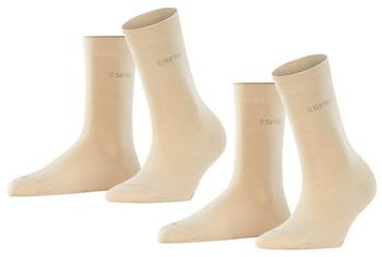 Esprit Socks Uni 2-Pack cream (18531)