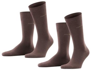 Esprit Socken Basic Uni 2-Pack (17811) dark brown