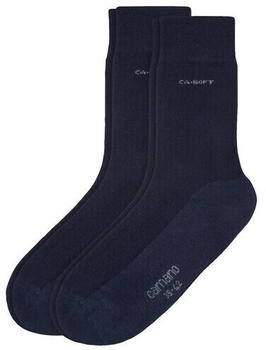 Camano Unisex Basic ca-soft walk Socks 2p (000003652) navy