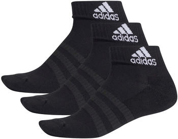 Adidas Cushioned Ankle Socks 3 Pairs black/black/black