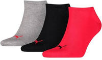 Puma 261080001, PUMA Unisex Herren Damen Sneaker Socken PLAIN 3er Pack 47-49