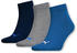 Puma Quarter-Socken 3er-Pack (271080001) blue/grey melange