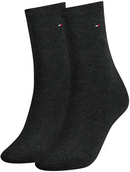 Tommy Hilfiger Socken 2er-Pack unifarben anthrazit (371221-030)