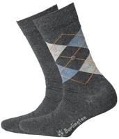 Burlington Socken "Everyday Argyle Mix" 2 Paar, atmungsaktiv, Einheitsgr&ouml;&szlig;e 40-46,