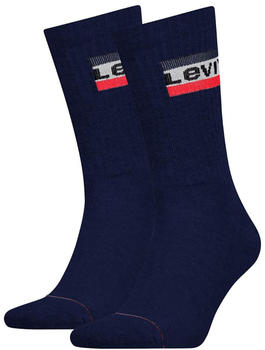 Levi's Regular Cut Sportswear Logo Socks blue