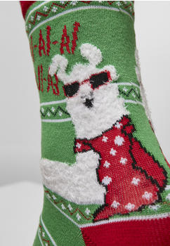 Urban Classics Christmas Lama Socks 3-pack (TB3747-01667-0038) multicolor