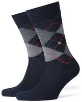Burlington Socken "Preston" Einheitsgr&ouml;&szlig;e 40-46, Argyle-Muster, weiche Haptik