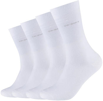 Camano ca-soft Socken 4er-Pack (3642000) white