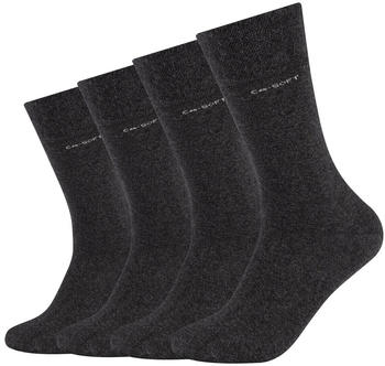 Camano ca-soft Socken 4er-Pack (3642000) anthracite