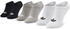 Adidas Trefoil Liner Socks 3-Pack white/black/medium grey heather