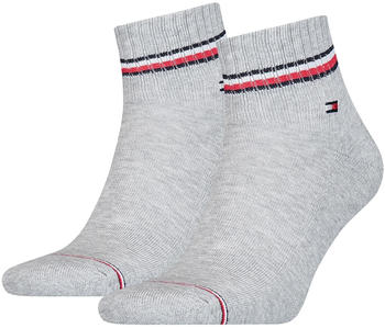 Tommy Hilfiger 2p Iconic Quarter Socks grey