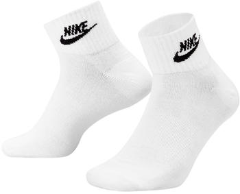 Nike 3-Pack Everyday Essential Ankle Socks (DX5074) white/black