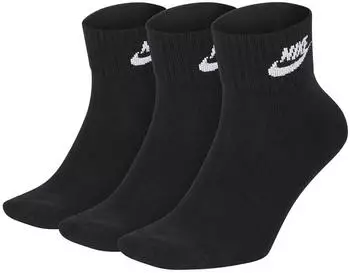 Nike 3-Pack Everyday Essential Ankle Socks (DX5074) black/white