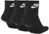 Nike 3-Pack Everyday Essential Ankle Socks (DX5074) black/white