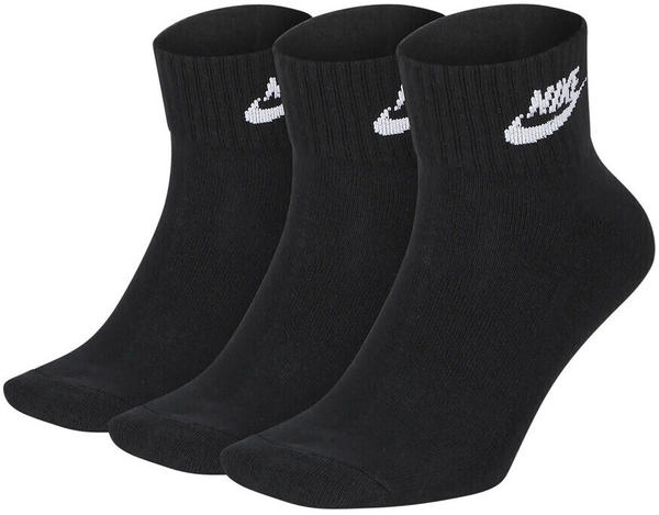 Nike 3-Pack Everyday Essential Ankle Socks (DX5074) black/white