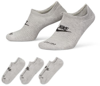 Nike Everyday Plus Cushioned Footie Socks (DN3314) dark grey heather/black